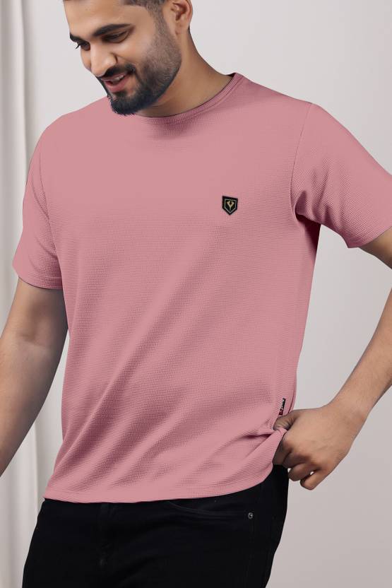 Men Solid Round Neck Polycotton - Image 3
