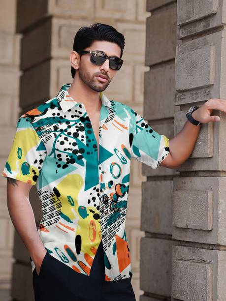 Men Slim Fit Striped Casual Shirt