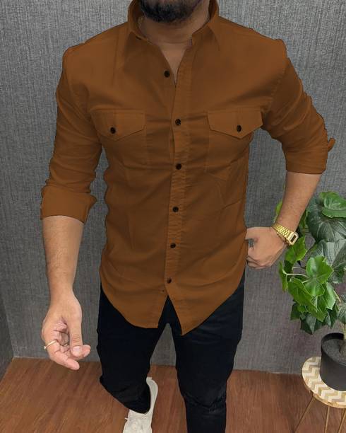 Men Slim Fit Striped Casual Shirt - Image 10