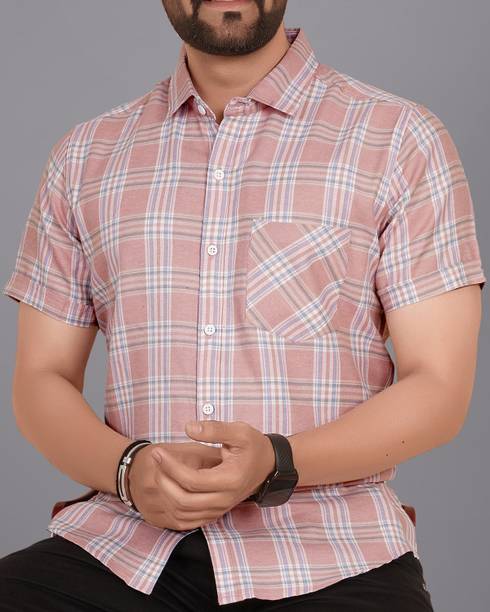 Men Striped Spread Collar Casual Shirt - Image 9