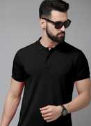 Men Solid Round Neck Polycotton - Image 2