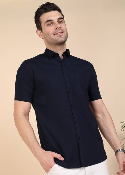 Men Solid Round Neck Polycotton - Image 5