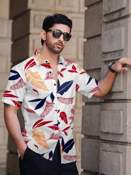 Men Striped Spread Collar Casual Shirt - Image 7