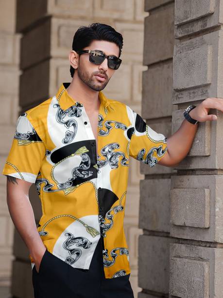 Men Slim Fit Striped Casual Shirt - Image 4