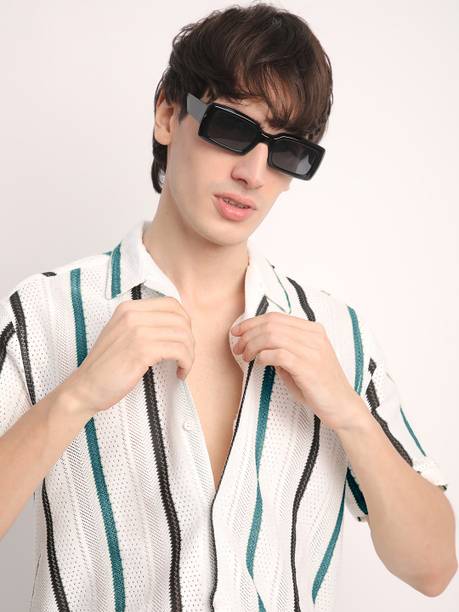 Men Striped Spread Collar Casual Shirt - Image 3